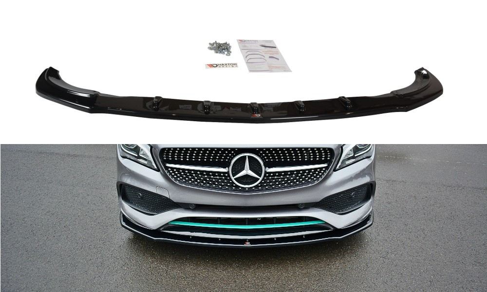 Спліттер Mercedes CLA C117 AMG Line (2017+) тюнінг елерон обвіс