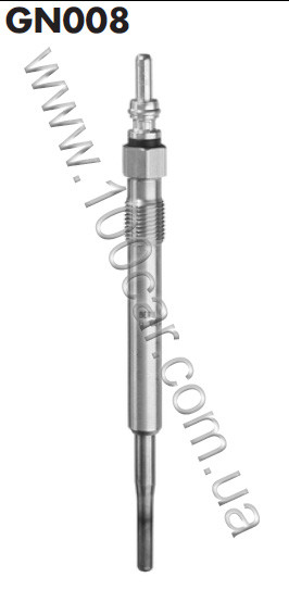 Штифтова свічка розжарення Beru GN008 0100226338 (Загальна довжина [мм]: 126, Монтажна глибина [мм]: 35, Розмір різьби: M10x1,0,, фото 1