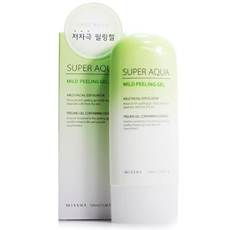 Missha Пилинг-Гель Скатка Super Aqua Mild Peeling Gel 100ml - фото 2 - id-p641357493