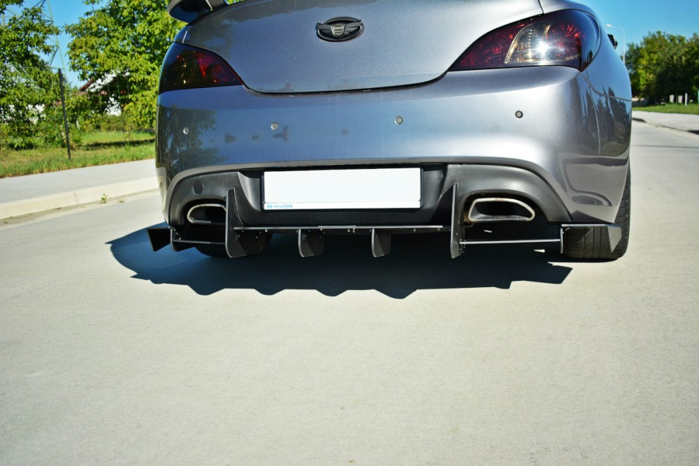 Елерон Hyundai Genesis Coupe (09-12) тюнінг сплітер заднього бампера, фото 1
