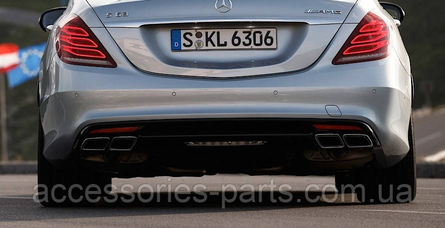 Бампер задній S63 AMG Mercedes W222 S-Class Новий Оригінальний