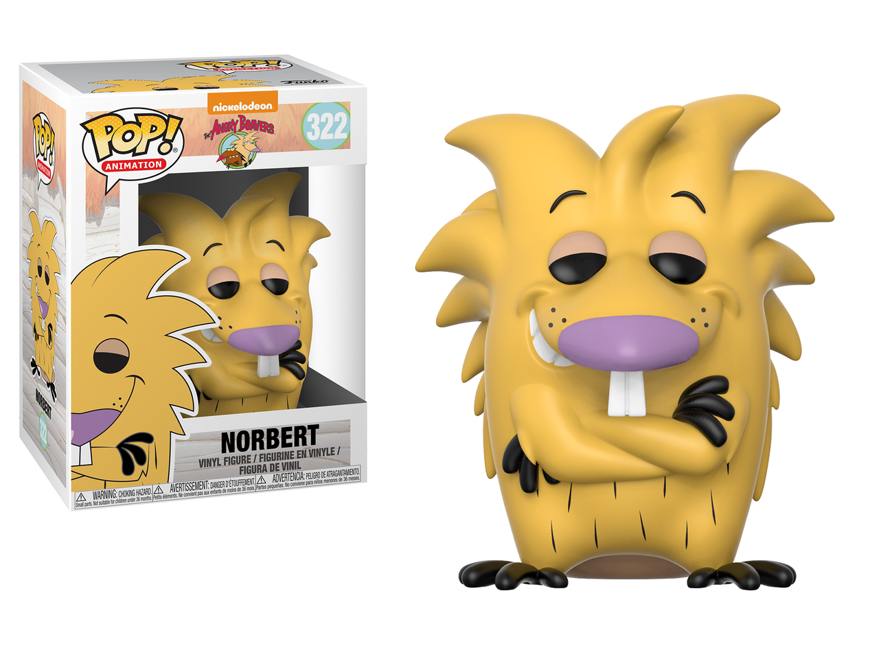 Фігурка Funko Pop Фанко Поп Норберт Norbert Круті Бобри Angry Beavers 10см cartoon AB N322