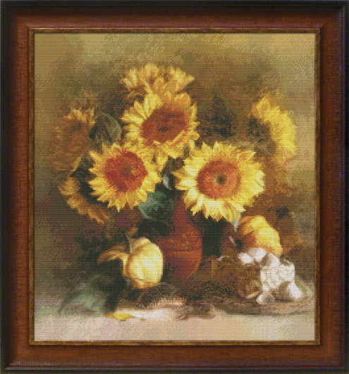 Краски осени 1201 Набір для вишивання хрестиком фірма Юнона, фото 1