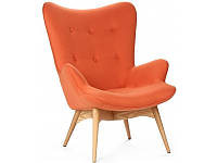 Кресло мягкое на ножках Флорино разные цвета Оранжевый