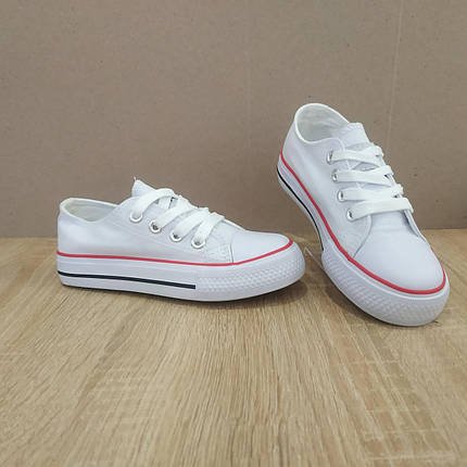 Только 27 размер Дитячі та підліткові кеди конверси AIL STAR в стилі Converse chuck teylor білі, фото 1