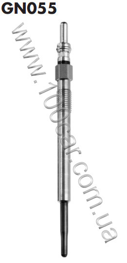 Штифтова свічка розжарення Beru GN055 0100226494 (Загальна довжина [мм]: 129,5, Монтажна глибина [мм]: 25,8, Розмір різьби:, фото 1