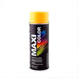 Аерозольна фарба Maxi Color RAL 1004 Золотисто-жовтий 400 мл