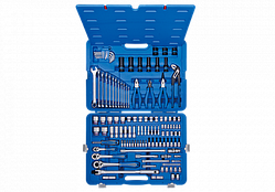 Набір інструментів універсальний 119 од. 1/4"+3/8+1/2" з бітами і удар. головками KING TONY 9519MR50 (Тайвань)