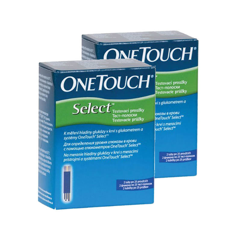 Тест смужки One Touch Selekt No50 у наборі з 2 паковань (100 шт.)