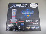 Комплект LED авто лампи X3 - h4 - 2 шт. https://gv-auto.com.ua, фото 7