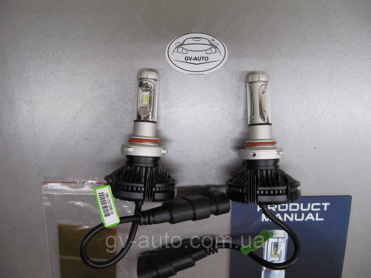Комплект LED авто лампи X3 - hb3 (9005) - 2 шт. 9 - 24V