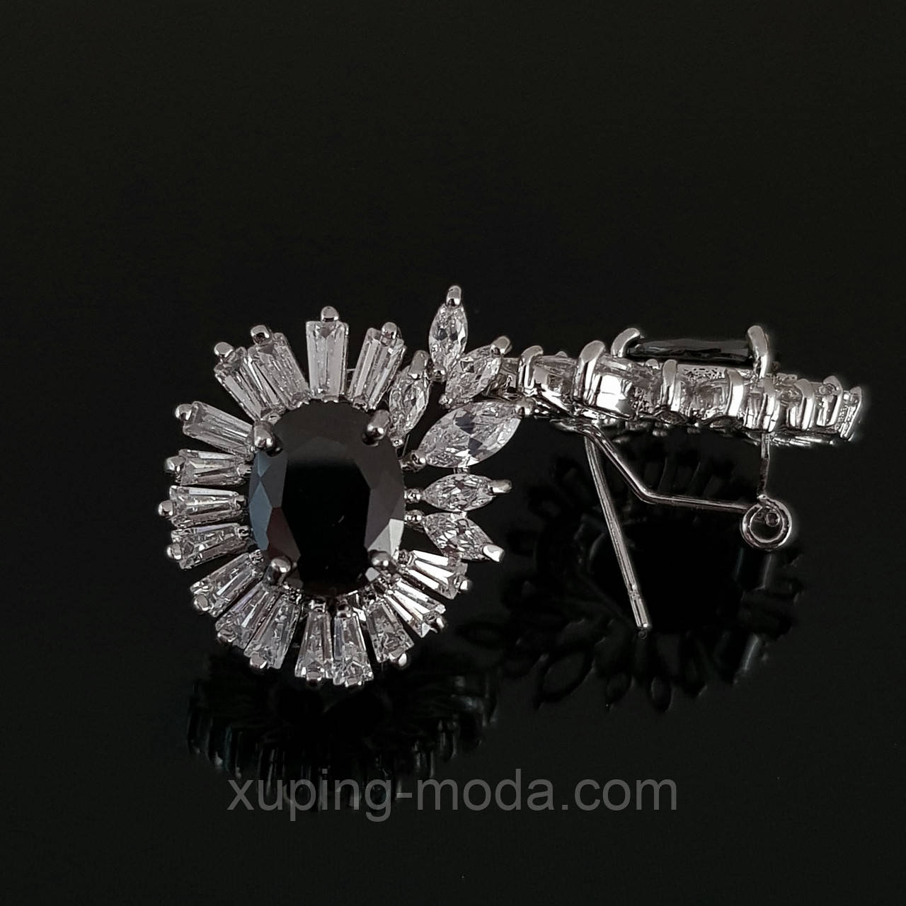 Красиві Сережки, сережки з камінням., фото 1