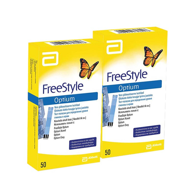 Тест-смужки FreeStyle Optium (Фристайл Оптіум) No100