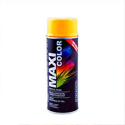 Аерозольна фарба Maxi Color RAL 1021 Жовтий 400 мл