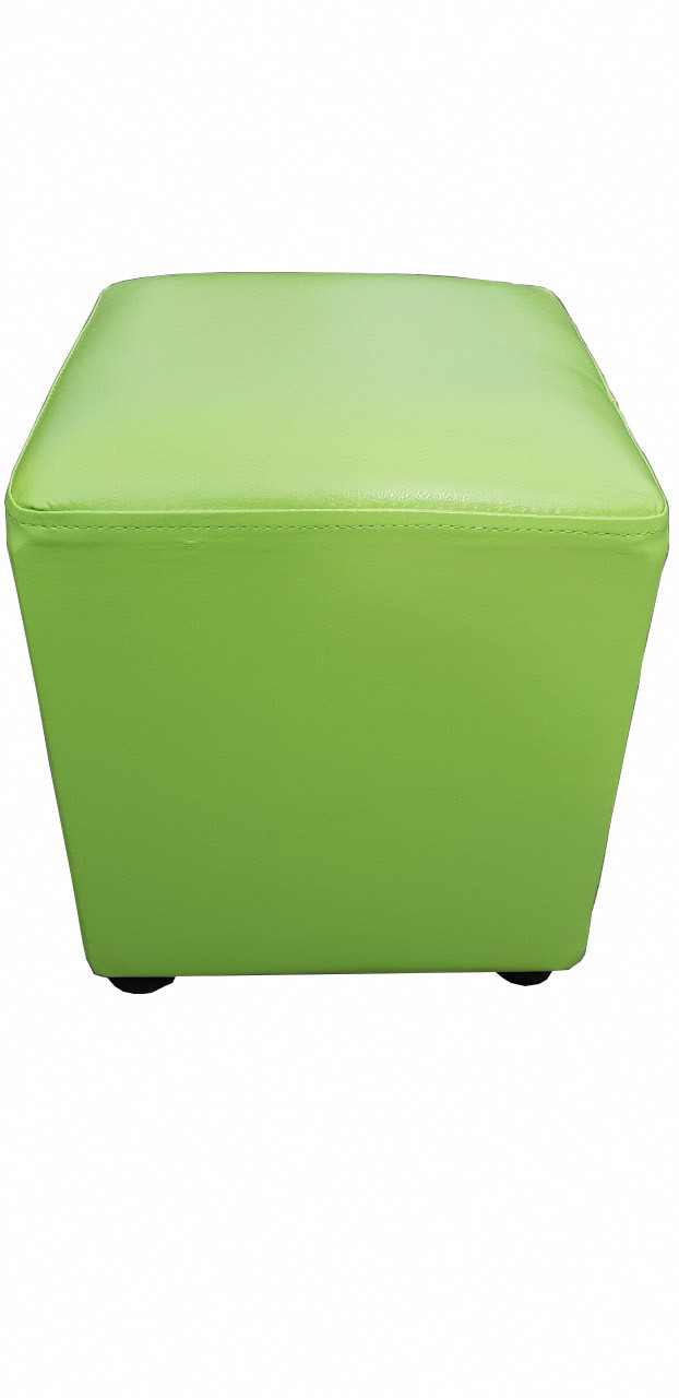 Пуфик квадрат ( зелений )-35×35×40см.