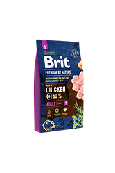 ТЕРМІН 11.2025!!!  Корм Brit Premium Adult S для дорослих собак дрібних порід 3 кг