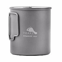 Котелок титановый Toaks Titanium 750ml Pot