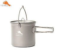 Котелок титановый Toaks Titanium POT-1100-BH 1100ml Pot with Bail Han.