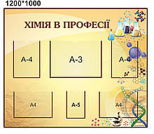 Стенд "Хімія в професії"