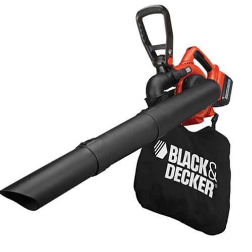 Акумуляторний садовий пилосос з подрібнювачем BLACK+DECKER GWC3600L20 (США/Китай)