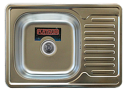 Кухонна мийка Platinum 7050 Satin 0,8 мм