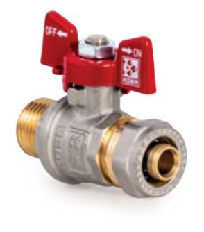 Кран кульовий KOER WING 16x1/2M, фото 1