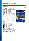 Набір інструментів універсальний 108 од. 1/4"+1/2" KING TONY SC7510MR (Тайвань), фото 2