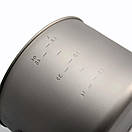 Набір посуду титанового Toaks Titanium CKW-1600 Pot with Pan туристичний казанок 1600 мл та сковорода з титану, фото 9