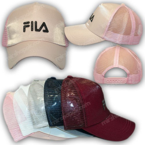 ОПТ Кепка с сеткой Fila р. 56 (5шт/упаковка), фото 1