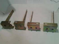 Кронштейни бампера Ваз 21067 задні + передні (к-кт 4 шт.)