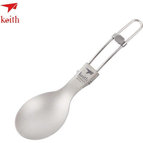 Ложка титанова складана Keith 147 мм