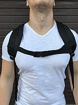 Тактичний рюкзак чорний 35 літрів, фото 4