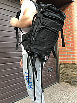 Тактичний рюкзак чорний 35 літрів, фото 5