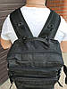 Тактичний рюкзак чорний 35 літрів, фото 6