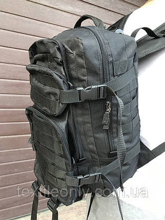 Тактичний рюкзак чорний 35 літрів, фото 1