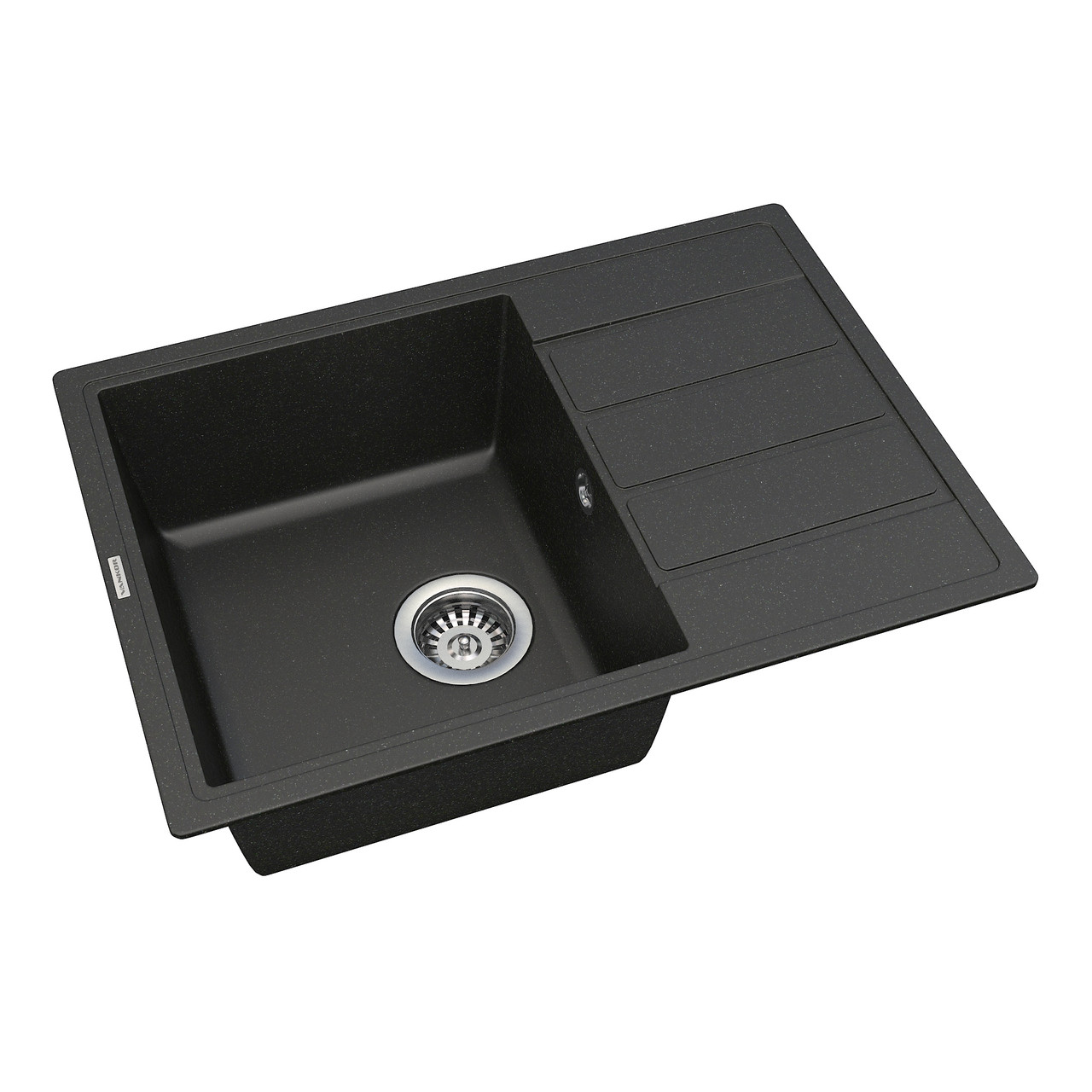 Мийка кварцова VANKOR Easy EMP 02.62 Black сифон автомат