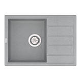 Мийка кварцова VANKOR Easy EMP 02.62 Terra сифон автомат, фото 2