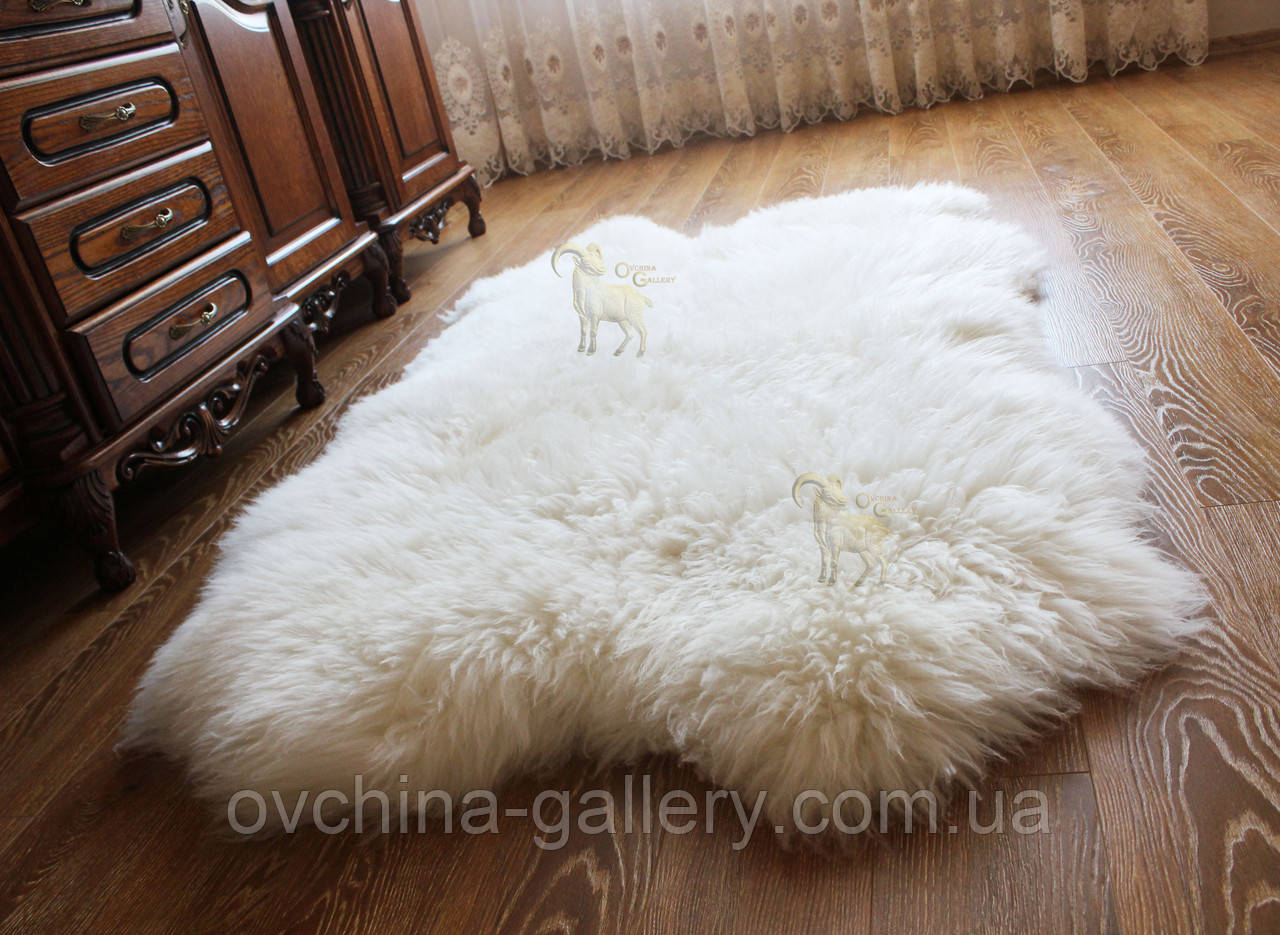 Ковер из 4-х овечьих шкур, белый - фото 5 - id-p673776728