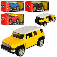 Машинка Toyota FJ Cruiser AS-1882 АвтоСвит, 1:32, металл, инер-я, 11см, открываются двери