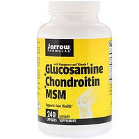 Глюкозамин с хондроитином метилсульфонилметан, 240 капсул Jarrow Formulas