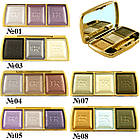 Тіні для Повік Потрійні Тон 01 Білі, Світло Бузкові, Бузкові, фото 2