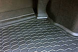 Гумовий килимок багажника Mitsubishi Outlander XL 2007- (без сабвуфера) Avto-Gumm, фото 2