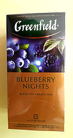 Чай Greenfield Blueberry Nights 25 пакетів чорний