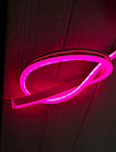 Світлодіодна стрічка Led гнучкий неон 9 Вт 120 LED/м, 12 В рожевий у кольоровій оболонці 6х12мм, IP65, фото 6