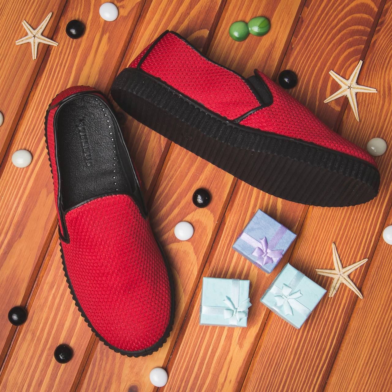 Сліпони Tellus Червоний 0007RS РОЗПРОДАЖА, фото 1