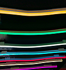Світлодіодна стрічка Led гнучкий неон 9 Вт 120 LED/м, 12В жовтий у кольоровій оболонці 6х12мм, IP65, фото 6