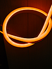 Світлодіодна стрічка Led гнучкий неон 9 Вт 120 LED/м, 12В жовтий у кольоровій оболонці 6х12мм, IP65, фото 5