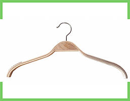 Плічка вішалки бамбук жіночий для одягу антиковзка трикотаж 38 см