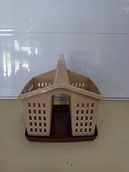 Підставка для кухонних приладів із піддоном і ручкою