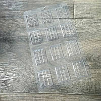 Пластикова форма для шоколаду маленькі плитки 4